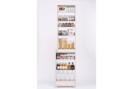 キッチン隙間収納ラック　KSRーH200　ホワイト