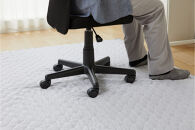 はがして洗える　Ｈａｇａｓｈラグ　セット　杢キルト　１ｃｍ　HAGSM10-1318　グレー