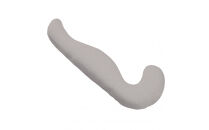 プレミアム気持ちいい抱きまくら シルバーグレー