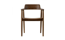 HIROSHIMAアームチェア（板座）ウォルナット[2985-51]