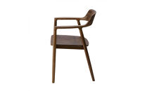 HIROSHIMAアームチェア（板座）ウォルナット[2985-51]