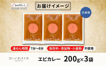 《無地熨斗》&nbsp;コーノスパイス&nbsp;エビカレー&nbsp;200g×3パック&nbsp;スパイスカレー&nbsp;たっぷり海老&nbsp;エビソース&nbsp;小麦粉不使用&nbsp;グルテンフリー&nbsp;カレーライス&nbsp;CONO&nbsp;SPICE&nbsp;コーノコーラ&nbsp;愛知県&nbsp;名古屋市