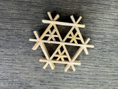 伝統工芸にふれる、組子体験　Aコース（組子のアクセサリー）(箸置き）