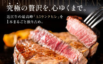 近江牛&nbsp;A5ランク&nbsp;ヒレステーキ&nbsp;1本（約4kg）&nbsp;近江牛のサカエ屋