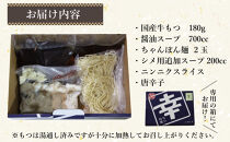 幸 もつ鍋 セット（醤油味）2～3人前 ちゃんぽん麺付