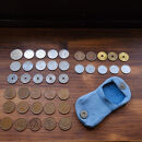 ENISICA&nbsp;エニシカ&nbsp;ジビエ鹿革&nbsp;リンシカ&nbsp;コインケース&nbsp;古墨&nbsp;(こぼく)