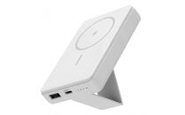 【多摩電子工業株式会社】モバイルバッテリー 5000mAh MagSafe対応 ワイヤレス充電器【ホワイト】