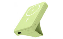 【多摩電子工業株式会社】急速充電対応モバイルバッテリー 10000mAh MagSafe対応 ワイヤレス充電器【ピクニックグリーン】