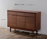 【OPERA2／オペラ2&nbsp;128サイドボード&nbsp;ホワイトオーク】★創業明治40年老舗「境木工」の職人の細かな技が魅せる額縁に飾られた天然木のアート作品のようなサイドボード