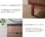 【OPERA2／オペラ2&nbsp;128サイドボード&nbsp;ウォールナット】★創業明治40年老舗「境木工」の職人の細かな技が魅せる額縁に飾られた天然木のアート作品のようなサイドボード