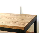 極厚ホワイトオーク無垢材のローテーブル