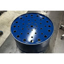 ドラム缶プランター&nbsp;【本体ネイビー×脚ブラウン色】