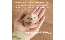 【信楽焼・明山】おねがいたぬき(小)　hc-15