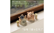 【信楽焼・明山】福こいたぬき　hc-16