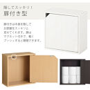 【完成品でお届け】木製収納ボックス〔薄型タイプ・扉付きタイプ〕（ウォールナット）キューブボックス&nbsp;扉付き&nbsp;カラーボックス&nbsp;スリム&nbsp;本棚&nbsp;本&nbsp;漫画&nbsp;コミック&nbsp;小物&nbsp;収納&nbsp;CD&nbsp;DVD&nbsp;収納ボックス&nbsp;キューブラック&nbsp;LKANET300166-9-WAL