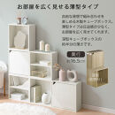 【完成品でお届け】木製収納ボックス〔薄型タイプ・扉付きタイプ〕（ホワイト）キューブボックス&nbsp;扉付き&nbsp;カラーボックス&nbsp;スリム&nbsp;本棚&nbsp;本&nbsp;漫画&nbsp;コミック&nbsp;小物&nbsp;収納&nbsp;CD&nbsp;DVD&nbsp;収納ボックス&nbsp;キューブラック&nbsp;&nbsp;LKANET300166-9-WH