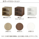 【完成品でお届け】木製収納ボックス〔幅40cm・棚付きタイプ〕（ウォールナット）キューブボックス&nbsp;収納&nbsp;カラーボックス&nbsp;扉付き&nbsp;収納棚&nbsp;木製&nbsp;cd&nbsp;dvd&nbsp;収納ボックス&nbsp;キューブ型&nbsp;ラック&nbsp;スタッキングボックス&nbsp;LKANET300207-6-WAL