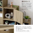 【完成品でお届け】木製収納ボックス〔幅40cm・扉付きタイプ〕（オーク）キューブボックス&nbsp;収納&nbsp;カラーボックス&nbsp;扉付き&nbsp;収納棚&nbsp;木製&nbsp;cd&nbsp;dvd&nbsp;収納ボックス&nbsp;キューブ型&nbsp;ラック&nbsp;スタッキングボックス&nbsp;LKANET300207-7-OAK