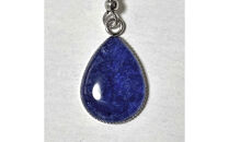 近江瑠璃細工「青の花しずく」ピアス