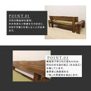 【大川家具】無垢材&nbsp;たたみソファ　幅1800　【設置付き】ウォールナット