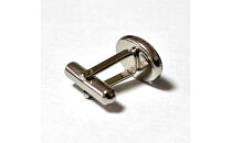 近江瑠璃細工「青の花しずく」タイピン＆カフスセット