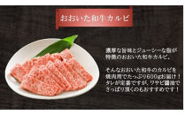 こだわりの美味しさ！おおいた和牛カルビ&nbsp;焼肉用&nbsp;600g_2579R