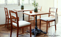 椅子 チェア ダイニングチェア ラダーバックチェア 1脚 2脚セット 4脚セット 単品 完成品 座面高さ45 ビーチ材 無垢材 天然木 北欧 インテリア カフェ おしゃれ  クッション リビングチェア 食卓椅子 木製椅子 家具 Coccole C263 1脚