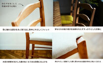 椅子 チェア ダイニングチェア ラダーバックチェア 1脚 2脚セット 4脚セット 単品 完成品 座面高さ45 ビーチ材 無垢材 天然木 北欧 インテリア カフェ おしゃれ  クッション リビングチェア 食卓椅子 木製椅子 家具 Coccole C263 4脚