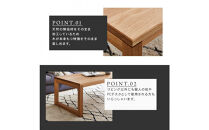 【大川家具】無垢材　センターテーブル　凛　四角脚　幅1200【設置付き】WO