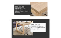 【大川家具】無垢材　センターテーブル　凛　四角脚　幅1200【設置付き】MP