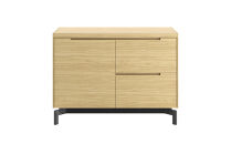 キャビネット&nbsp;ASC&nbsp;片開き扉＋2段引出し&nbsp;＜脚＞メタリックグレー&nbsp;スーパークリア_05180