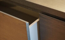 キャビネット&nbsp;ASC&nbsp;片開き扉＋2段引出し&nbsp;＜脚＞メタリックグレー&nbsp;スーパークリア_05180