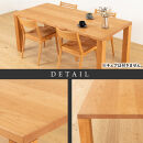 【ブラックチェリー】大川家具&nbsp;凛&nbsp;ダイニングテーブル&nbsp;幅1500mm&nbsp;奥行800mm&nbsp;天然木&nbsp;BC【開梱設置付き】ブラックチェリー