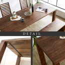 【大川家具】凛ダイニングテーブル幅1500mm奥行800mm天然木無垢&nbsp;【開梱設置付き】
