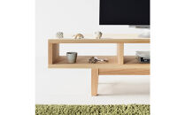 【木の香かおる国産杉のテレビボード】木の香ＴＶボード&nbsp;150&nbsp;無塗装&nbsp;九州産杉&nbsp;大川家具