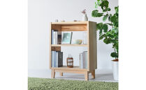 【木の香かおる国産杉の本棚】木の香ブックシェルフ&nbsp;70&nbsp;無塗装&nbsp;九州産杉&nbsp;大川家具