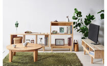 【木の香かおる国産杉の収納棚】木の香ローボード&nbsp;120&nbsp;無塗装&nbsp;九州産杉&nbsp;大川家具