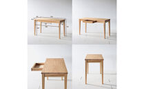 【木の香かおる国産杉の机】木の香デスク（引出し付き）&nbsp;120&nbsp;学習机&nbsp;ウレタン塗装&nbsp;九州産杉&nbsp;大川家具