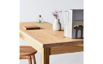 【木の香かおる国産杉の机】木の香デスク（引出しなし）&nbsp;120&nbsp;学習机&nbsp;ウレタン塗装&nbsp;九州産杉&nbsp;大川家具