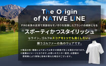 ピンゴルフ&nbsp;カノコオーバー&nbsp;半袖ポロシャツ&nbsp;ホワイト&nbsp;Mサイズ