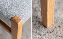 STジャンブル01&nbsp;スツール&nbsp;オーク&nbsp;アネルカグレー&nbsp;1脚&nbsp;単品&nbsp;チェア&nbsp;椅子