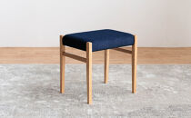 STジャンブル01&nbsp;スツール&nbsp;オーク&nbsp;アネルカダークブルー&nbsp;1脚&nbsp;単品&nbsp;チェア&nbsp;椅子