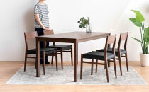 DTジャンブル01&nbsp;ダイニングテーブル&nbsp;150&nbsp;ビーチ&nbsp;ウォールナットブラウン&nbsp;単品