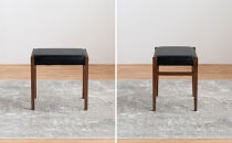 STジャンブル01&nbsp;スツール&nbsp;ウォールナット&nbsp;オールマイティブラック&nbsp;1脚&nbsp;単品&nbsp;チェア&nbsp;椅子