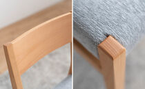 DCジャンブル01&nbsp;ダイニングチェア&nbsp;ビーチクリア&nbsp;アネルカグレー&nbsp;1脚&nbsp;単品&nbsp;チェア&nbsp;椅子