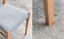 DCジャンブル01&nbsp;ダイニングチェア&nbsp;ビーチクリア&nbsp;アネルカグレー&nbsp;1脚&nbsp;単品&nbsp;チェア&nbsp;椅子