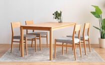 DT01&nbsp;DC01&nbsp;5点&nbsp;150&nbsp;ダイニングセット&nbsp;ビーチクリア&nbsp;アネルカグレー&nbsp;テーブル&nbsp;椅子