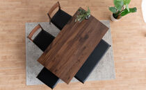 DT01&nbsp;DC01&nbsp;BC01&nbsp;ST01&nbsp;5点&nbsp;ダイニングセット&nbsp;ウォールナット&nbsp;オールマイティブラック&nbsp;テーブル&nbsp;椅子&nbsp;ベンチ&nbsp;スツール