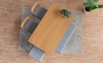 DT02&nbsp;DC01&nbsp;BC01&nbsp;ST01&nbsp;5点&nbsp;ダイニングセット&nbsp;オーク&nbsp;アネルカグレー&nbsp;テーブル&nbsp;椅子&nbsp;ベンチ&nbsp;スツール