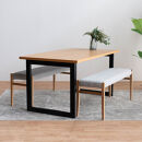 DT02&nbsp;BC01&nbsp;3点&nbsp;ダイニングセット&nbsp;オーク&nbsp;アネルカグレー&nbsp;テーブル&nbsp;ベンチ